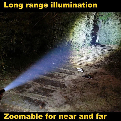 Self-defense tactics baton emergency flashlight